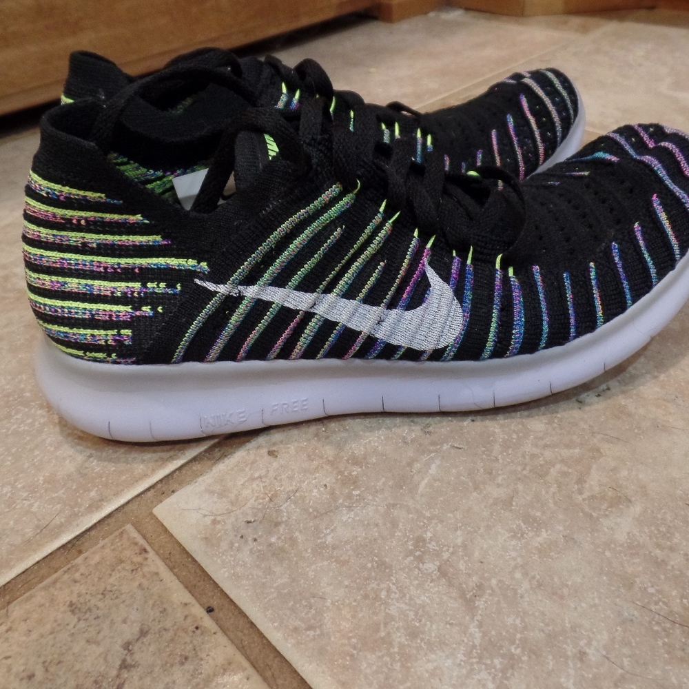 Nike Free RN Flyknit, size 6.5, EUC